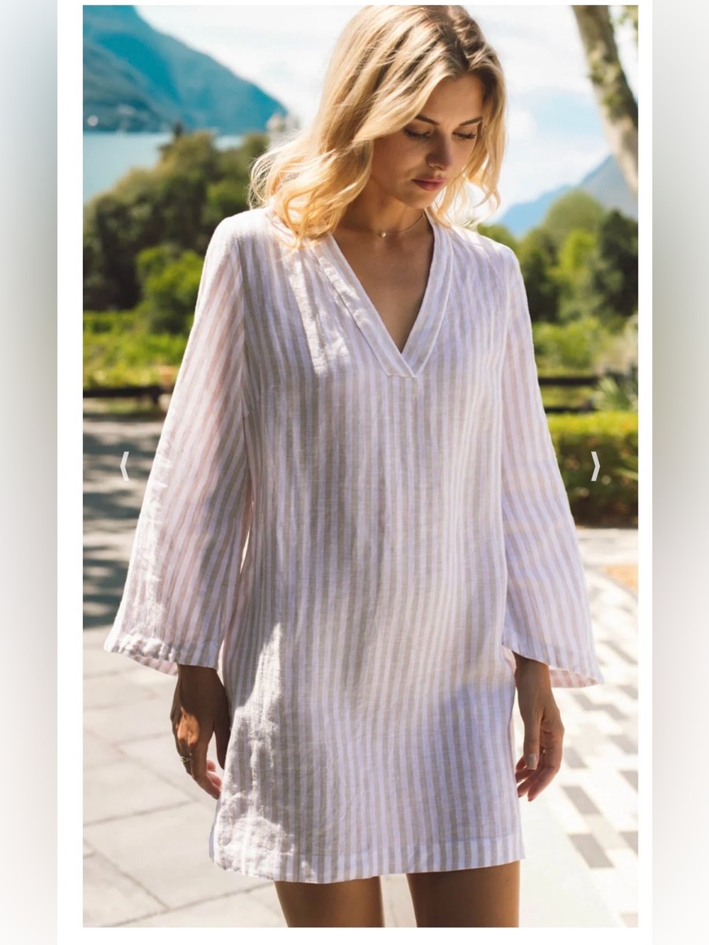 Ravella - Portofino Linen Dress - Size S